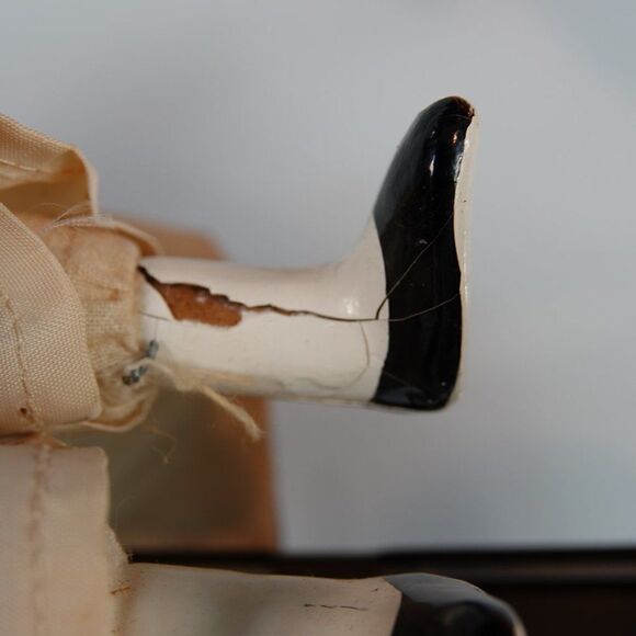 Vintage Composition Dolls Asian Couple FLAWS - Picture 11 of 12